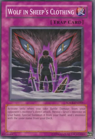 Wolf in Sheep's Clothing, one of the best Kuriboh cards in Yugioh
