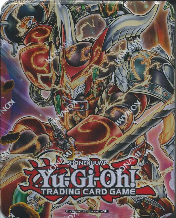 Bujin Mega Tin, one of the best collector tins in Yugioh
