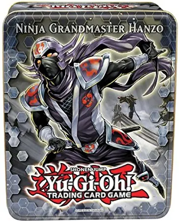 Ninja Grandmaster Hanzo Tin, one of the best collector tins in Yugioh