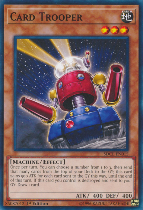 Card Trooper, one of the best mill cards in Yugioh