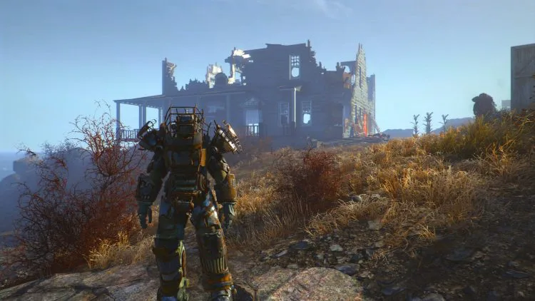Raider, una dintre cele mai bune armuri de putere din Fallout 4