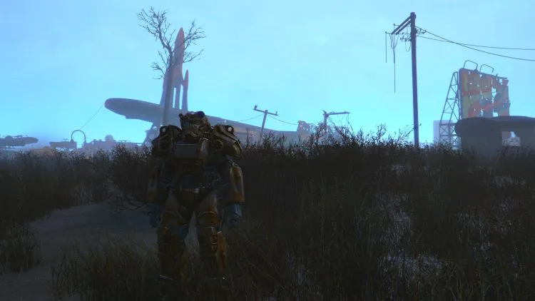 T-60, one of the best power armors in Fallout 4