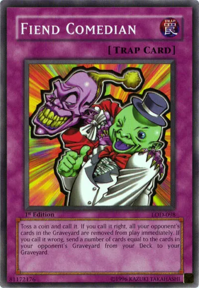 Fiend Comedian, one of the best mill cards in Yugioh
