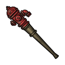 Fire Hydrant Bat, one of the best weapons in Fallout Shelter