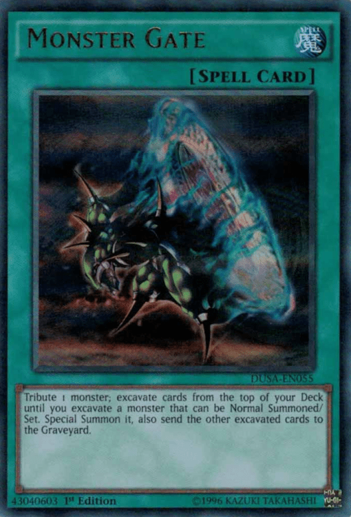 Monster Gate, one of the best mill cards in Yugioh