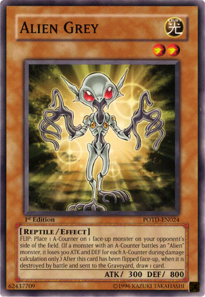 Alien, one of the least known archetypes in Yugioh
