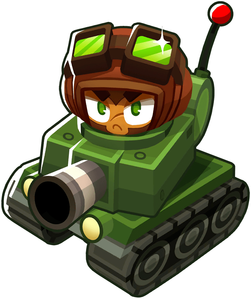 Captain Churchill, one of the best heroes in Bloons Tower Defense 6