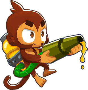Glue Gunner, one of the best towers in Bloons Tower Defense 6