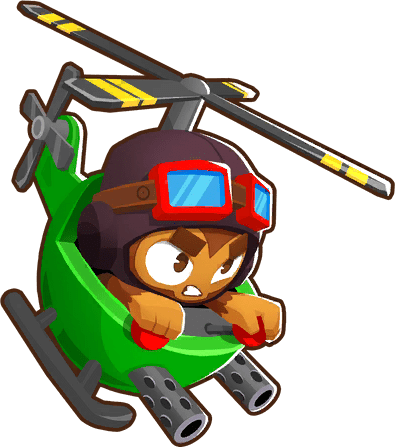 Heli Pilot, one of the best towers in Bloons Tower Defense 6