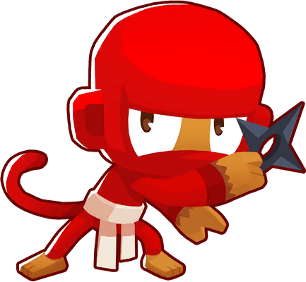Ninja Monkey, one of the best towers in Bloons Tower Defense 6