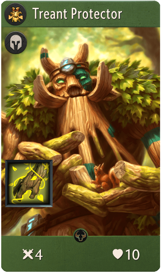 Treant Protector, one of the best heroes in Artifact
