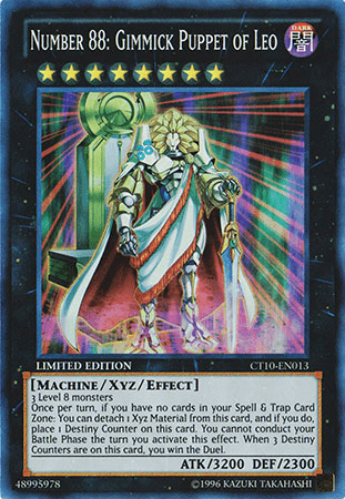 Number 88: Gimmick Puppet of Leo, one of the best win conditions in Yugioh
