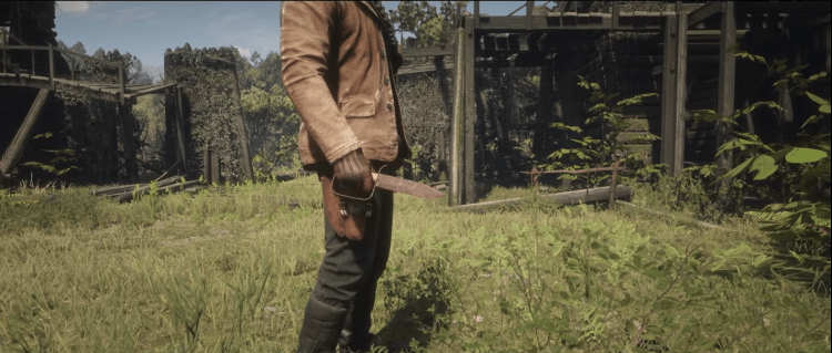 Civil War Knife, one of the best melee weapons in Red Dead Redemption 2