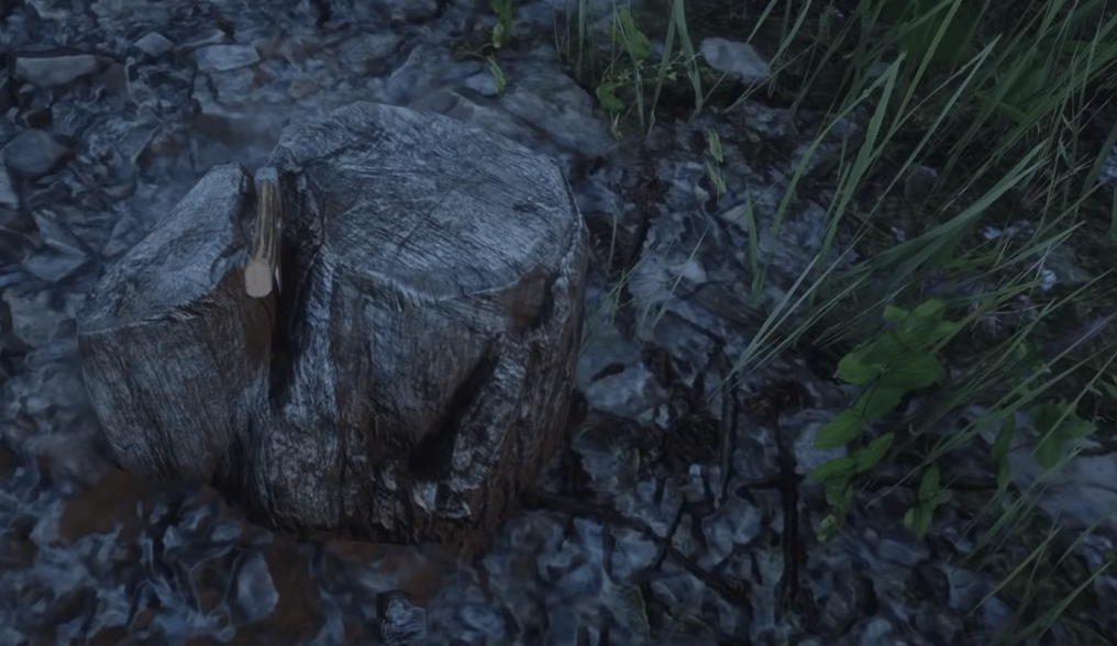 Hunter Hatchet, one of the best melee weapons in Red Dead Redemption 2