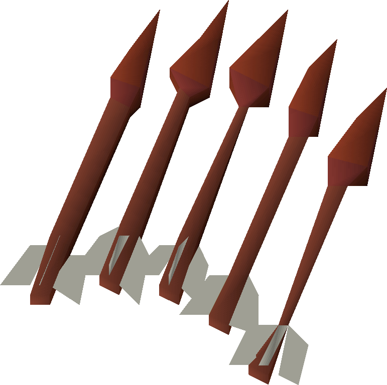 Dragon Bolts, one of the best crossbow bolt types in Old School RuneScape