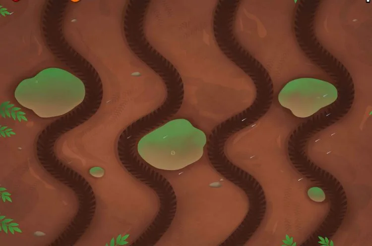 Muddy Puddles, one of the hardest maps in Bloons Tower Defense 6
