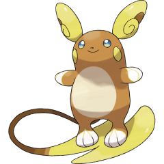 Alolan Raichu, one of the best Electric type Pokemon in Pokemon Let's Go