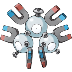 Magneton, one of the best Electric type Pokemon in Pokemon Let's Go