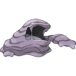 Muk, one of the best Poison type Pokemon in Pokemon Let's Go