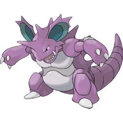 Nidoking, the best Poison and Ground type Pokemon in Pokemon Let's Go