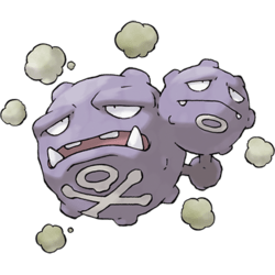 Weezing, one of the best Poison type Pokemon in Pokemon Let's Go
