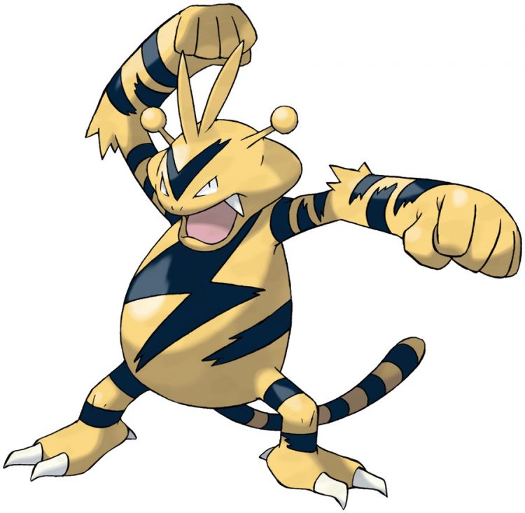 Electabuzz, one of the best Electric type Pokemon in Pokemon Let's Go