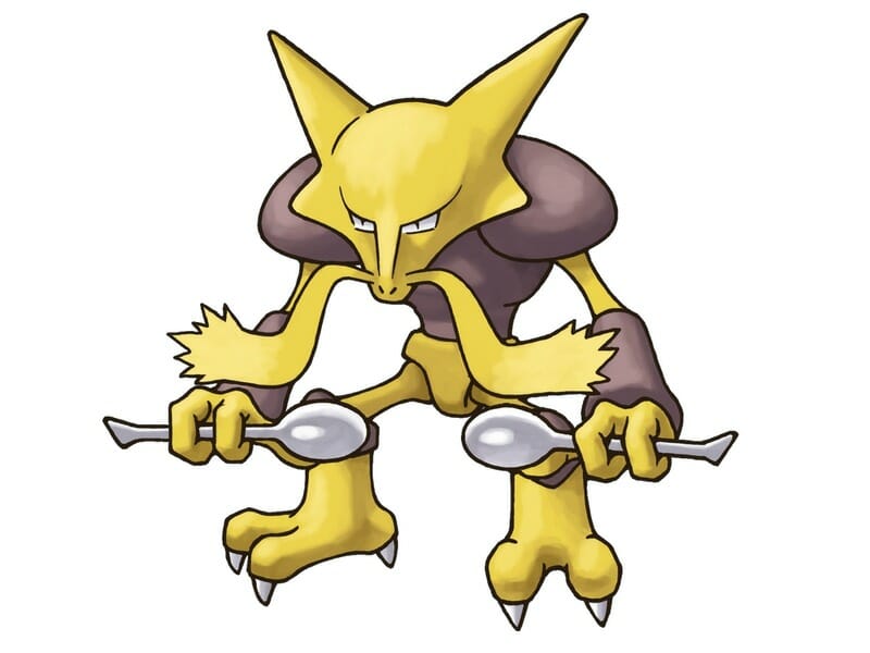 Alakazam, one of the best competitive Pokemon in Let's Go Pikachu/Eevee