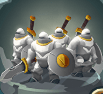 Footmen, one of the best White units in Rise of Legions