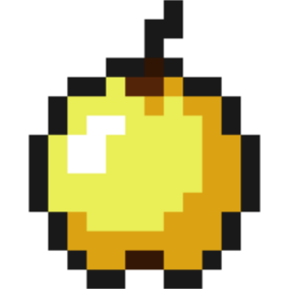 Golden Apple, one of the best food items in Minecraft