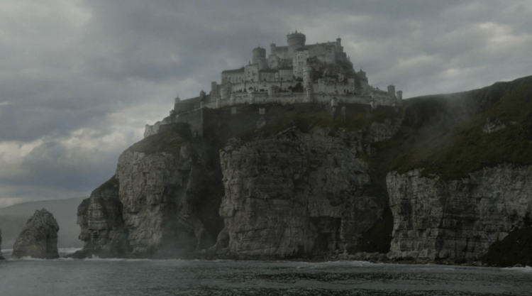 Casterly Rock, one of the biggest castles in Game of Thrones