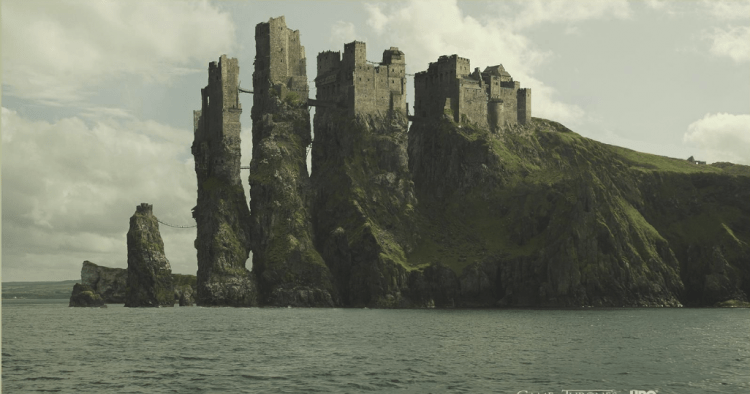 Pyke, one of the biggest castles in Game of Thrones